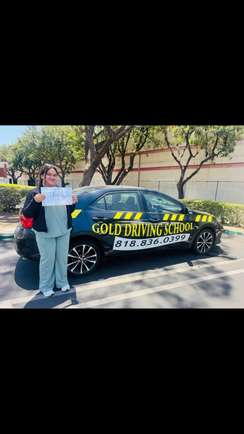 Instagram post from golddrivingschool. This post is in position 0.